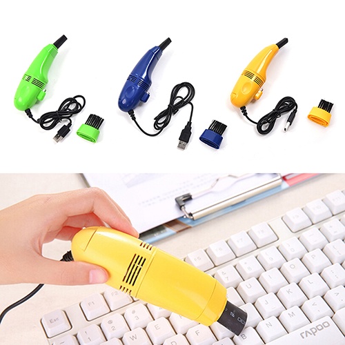 (Happy) 1pc Vacuum Cleaner Mini Tenaga Usb Untuk Membersihkan Debu Keyboard Pc / Laptop