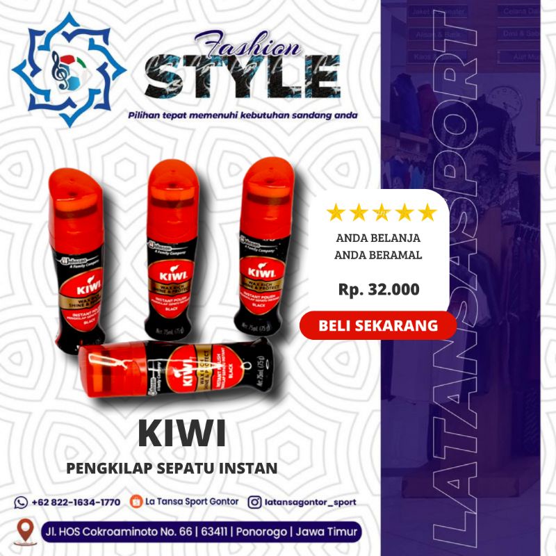 KIWI WAX RICH SEMIR SEPATU OLES