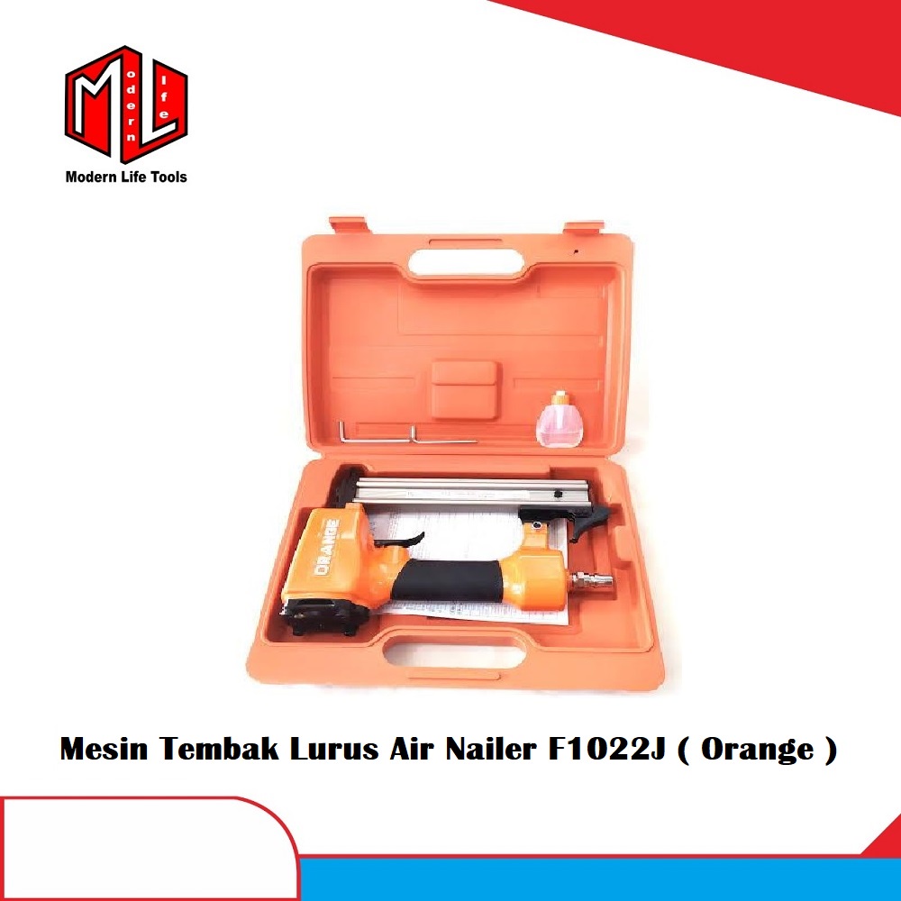 ORANGE 1022 J HD Air Nail Gun Alat Paku Tembak Staples Stapler Mesin