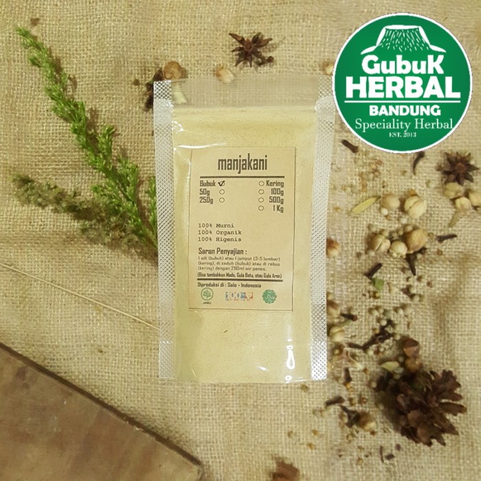 

MANJAKANI BUBUK 1 KG - Quercus Infectoria - MURNI TANPA GULA - BUBUK HALUS