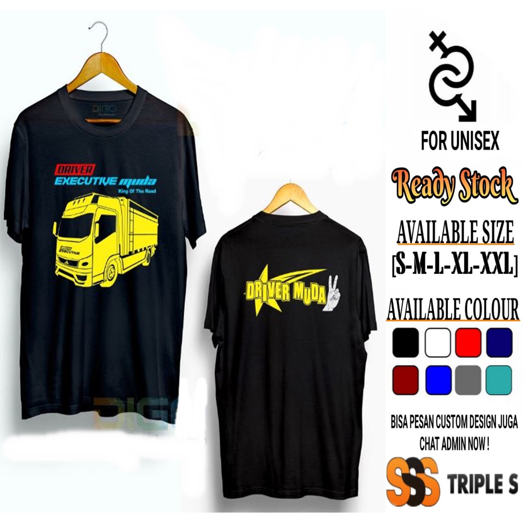  KAOS DRIVER MUDA  KING OF ROAD EXECUTIVE MUDA  KAOS  PRIA 