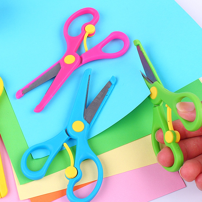 Gunting Kertas Elastis Handmade DIY Untuk Pelajar