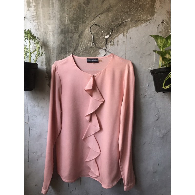 BLOUSE WANITA MERK KARL LAGERFELD