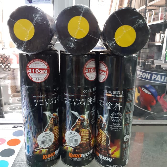 Samurai Paint Y 810 * Kuning Aerox Cat Semprot Tahan Retak Bensin