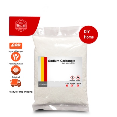 

Soda Ash / Abu Soda / Natrium Karbonat / Na2CO3 / 1 KG