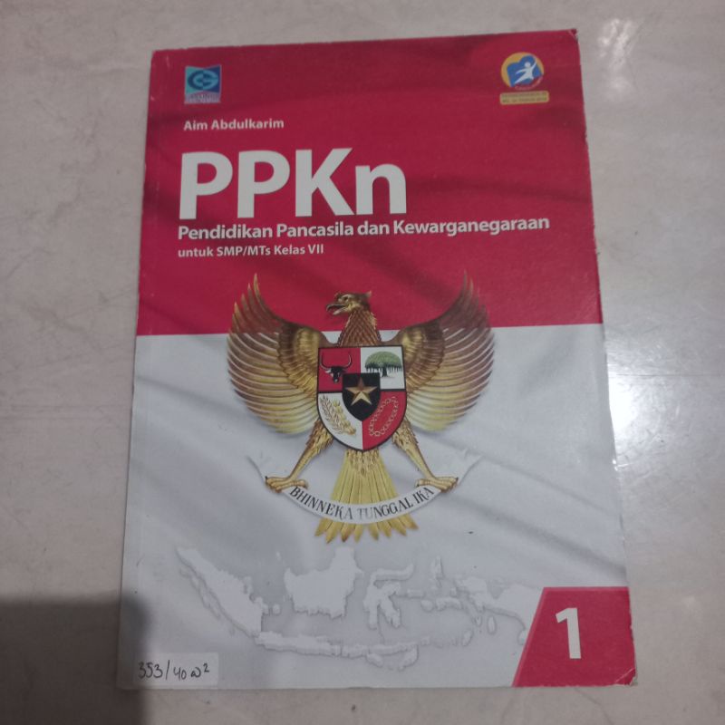 BEKAS PPKN SMP KELAS 1 GRAFINDO