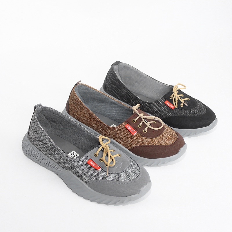 SEPATU WANITA FLATSHOES TALI MURAH CASUAL FLAT SHOES PEREMPUAN TERBARU KEKINIAN CEWEK SGP-013-1