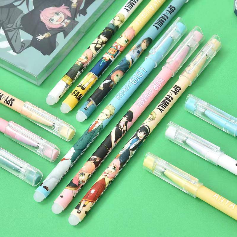 SXF006 – Bolpen Bolpoin Pen Bisa Dihapus Erasable 0.5 Alat Tulis Spy x Family Anya Anime Cosplay Jepang