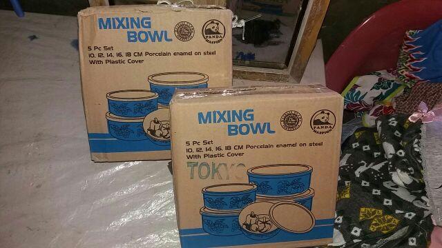 Mixing Bowl Set Maspion (5pcs) / Rantang Makanan 5 Susun