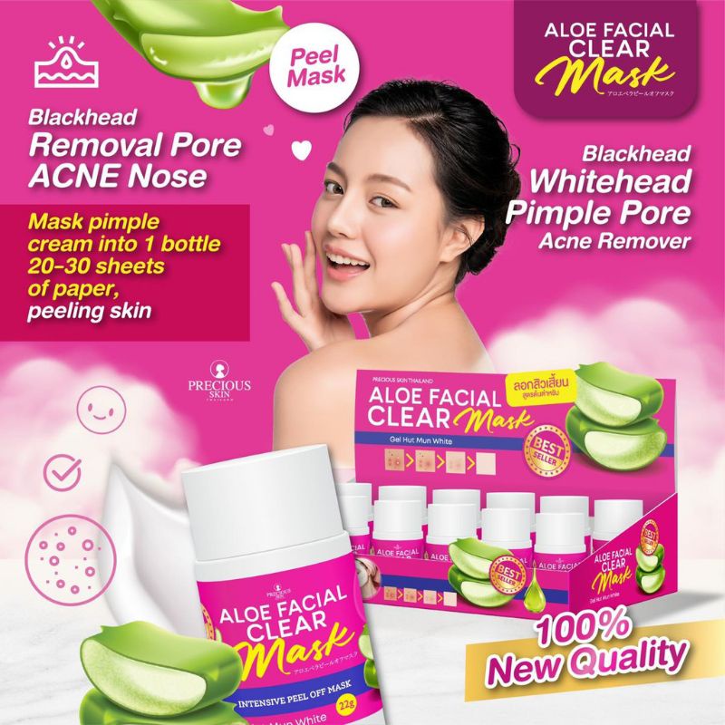 (READY) GEL HUT MUN Pengangkat komedo White Acne Peel ORIGINAL Thailand