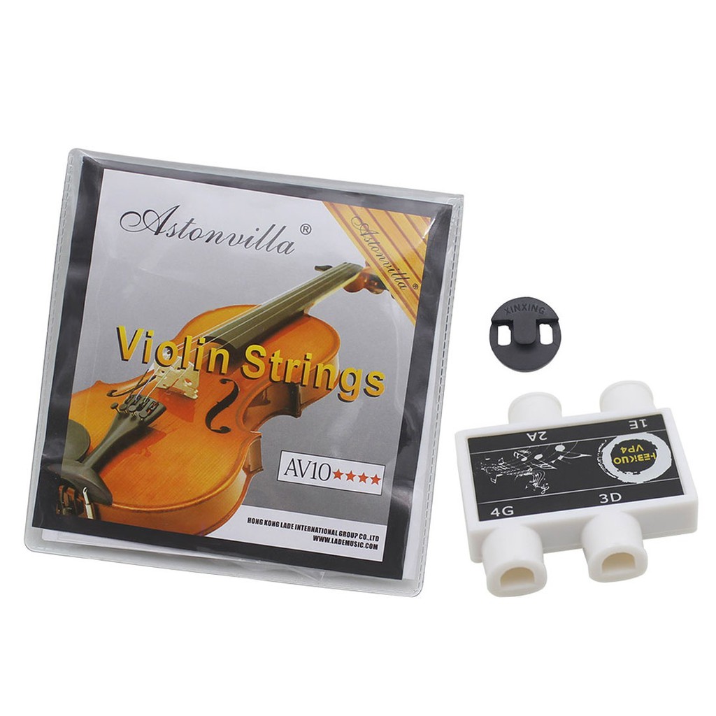 Astonvilla Set Senar Violin+Silencer+Pipa Pitch