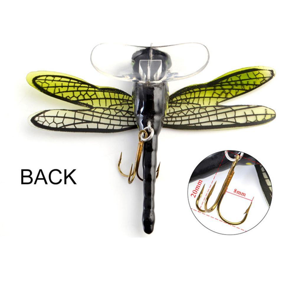 Preva Dragonfly Fly Fishing Lure Topwater Umpan Bionik Mata Manusia Hidup Buatan