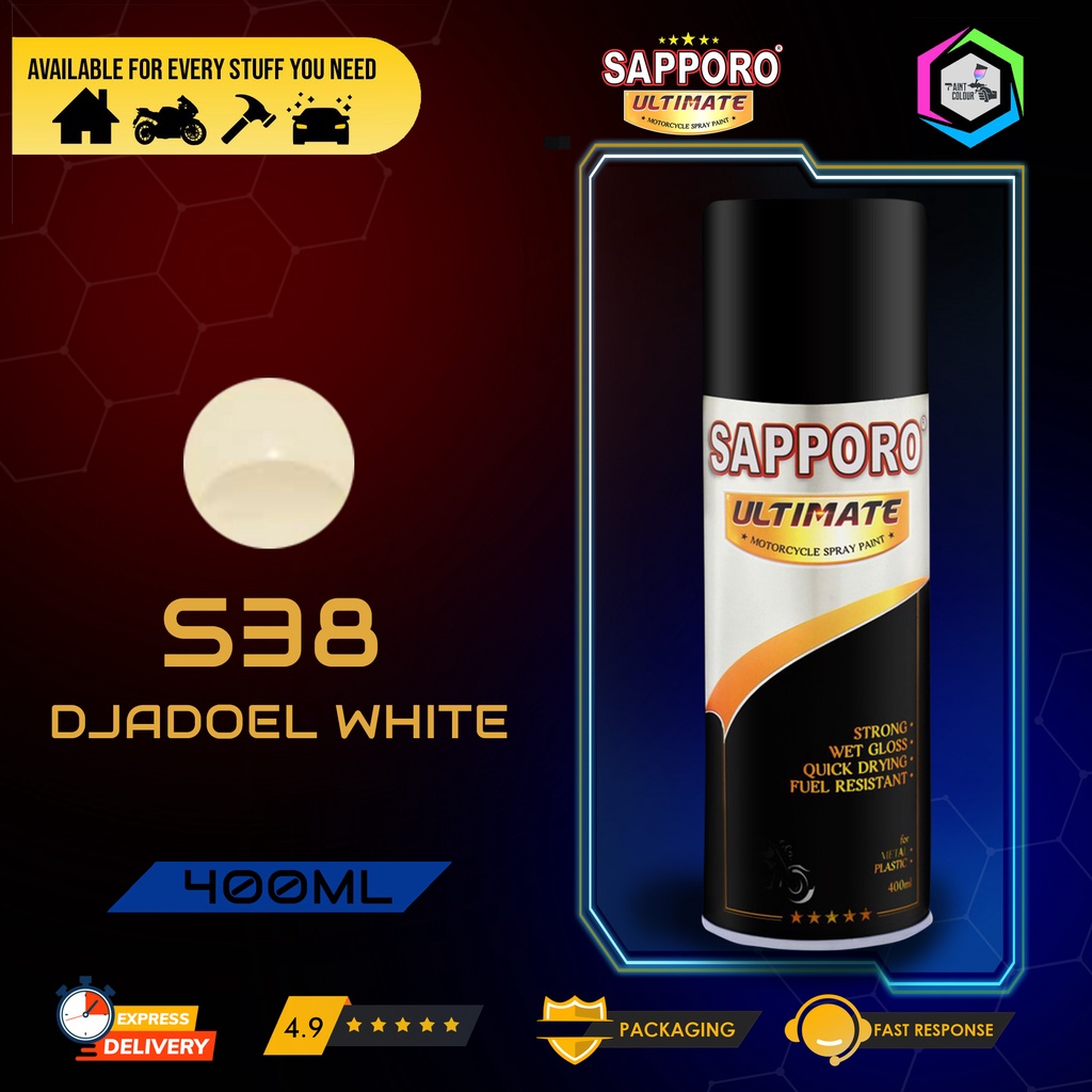 SAPPORO ULTIMATE Cat Semprot S38 - Djadoel White