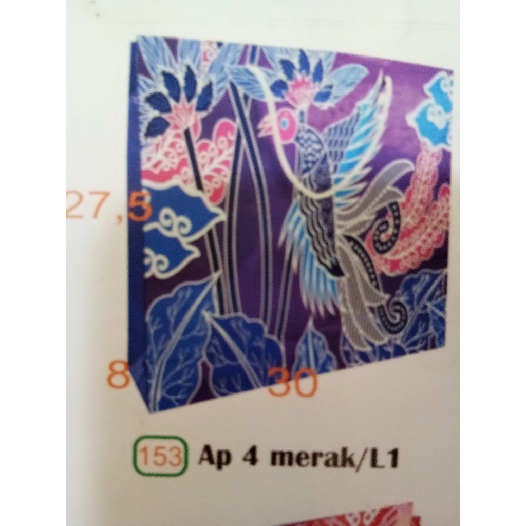 

PAPER BAG BATIK UNGU PAPER BAG NAGA (153) 12 PCS