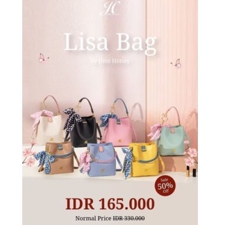 LISA Bag Jims Honey Original 100% Woman Shoulder Bag Tas Selempang Wanita JH Ori Murah