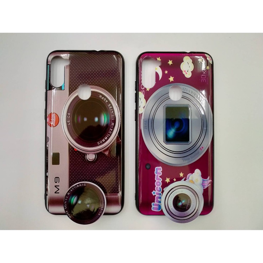 Casing SAMSUNG A11 M11 Case Fuze Casing Camera GRATIS Popsocket Karakter Lucu