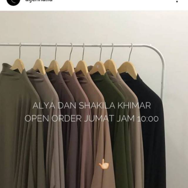 Khimar Aljenna Shakila Choco Peach