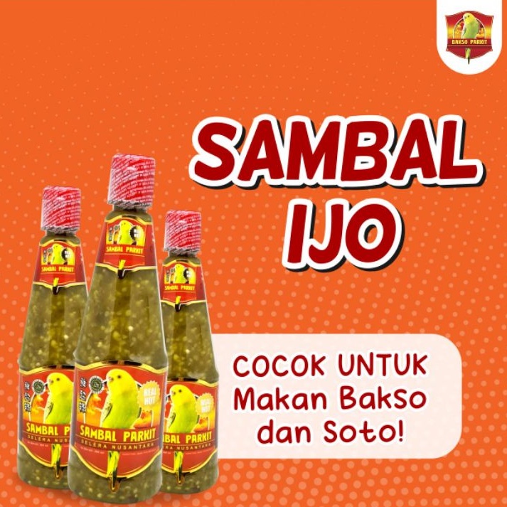 

Sambal PARKIT HIJAU 140ml - saos sambel rawit hijau