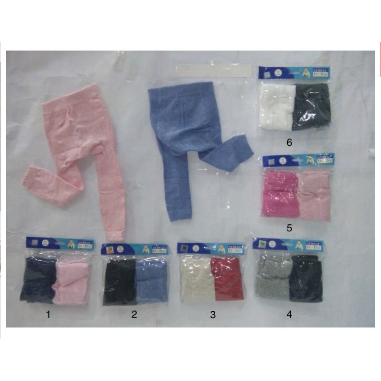 George Baby Legging stocking Polos Tutup Kaki Isi 2 Pcs