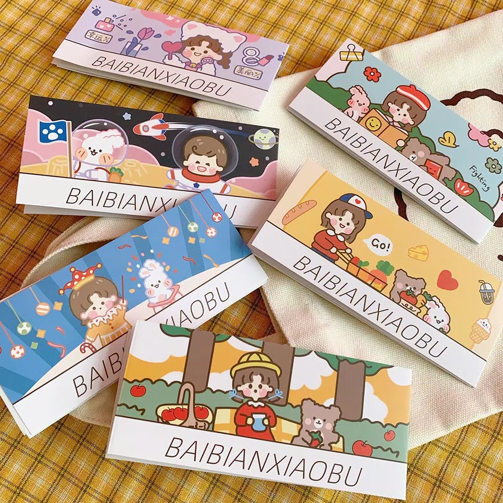 

4 lembar Sticker Lucu Gaya Korea untuk Dekorasi Handphone Laptop DIY