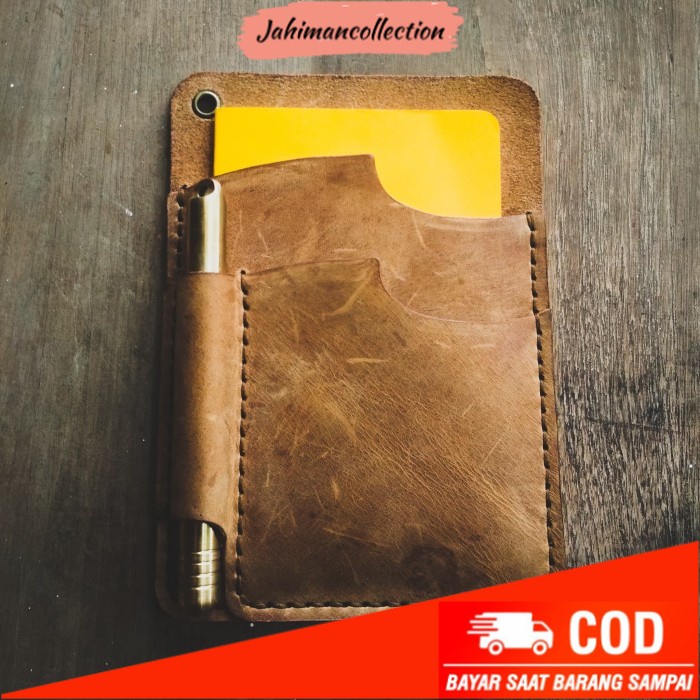 

✨ BISA COD ✨ Note Book Bundle (leather & Brass)