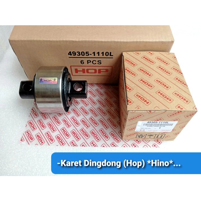 Karet Dingdong Dindong Karet Bushing Torque Rod HINO HOP 49305-1110L Original