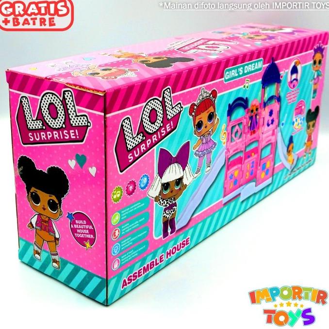 MAINAN BONEKA BARBIE LOL PLAYGROUND LENGKAP SELUNCURAN