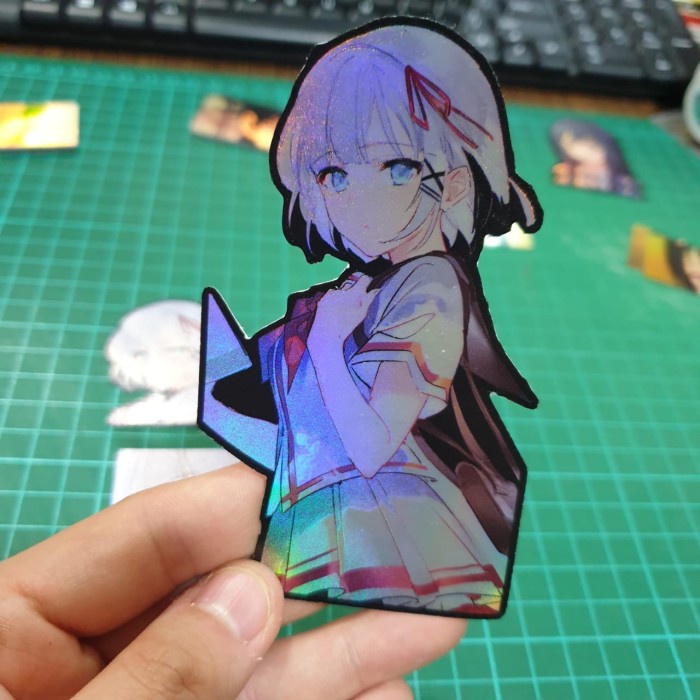 Sticker Hologram Anime Besar - PSH824 - Siesta Kiri