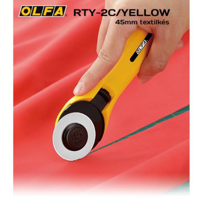 

[[BISA COD]] Rotary Cutter 45mm RTY-2C/YEL Olfa