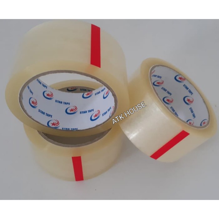 

PEREKAT-PENGIKAT- OPP LAKBAN BENING COKLAT STARTAPE 2INC 48MM*80YARD/PLAKBAN STAR 80YARD - COKELAT