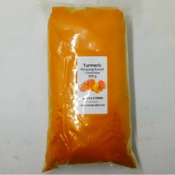 

Serbuk Kunyit 500 g Bubuk Rimpang Kunir Kuning Simplisia Turmeric Powder