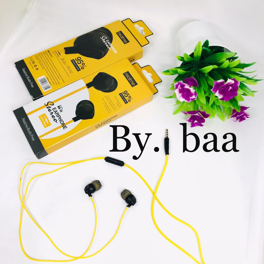 handsfree earphones REALME +MIC MA19/ MA18 / MA17 / MA15 realme buds realme c1 realme c2 realme c3