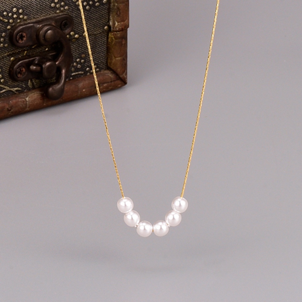 Kalung Mutiara Imitasi Gaya Korea Untuk Wanita
