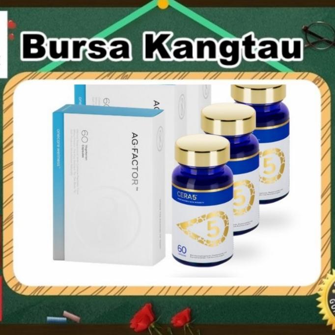 Suplement kecantikan / 3 AG FAKTOR + 3 CERA