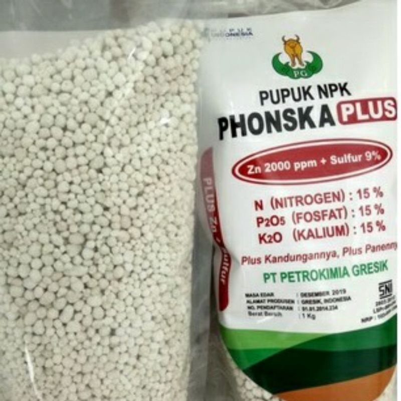 Repack NPK phonska plus 500Gr /phoska 15 15 15 pupuk daun dan buah segala jenis tanaman 100% Original