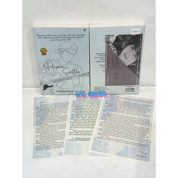 Buku Novel READY Tulisan Sastra by Tenderlova Bonus 3 Surat + Postcard