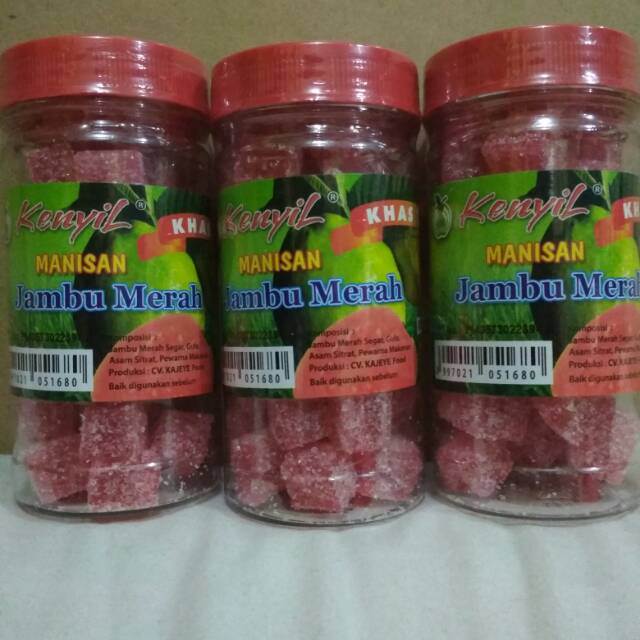 

Kenyil manisan buah jambu merah