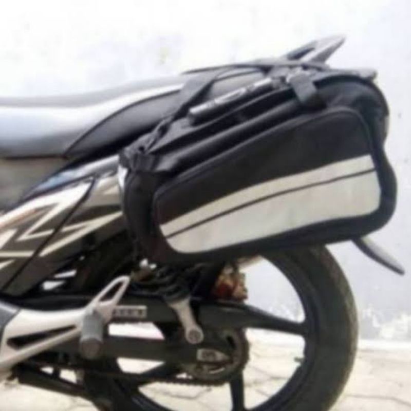 Tas samping motor side bag motor tas touring motor  tas serba guna multifungsi
