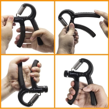 HandGrip Alat Latihan Otot Tangan Olah Raga Fitness Hand Grib Adjustable Beban Jari Tangan dan Lengan  Bisa Stel Beban 5 - 60 Kg Praktis