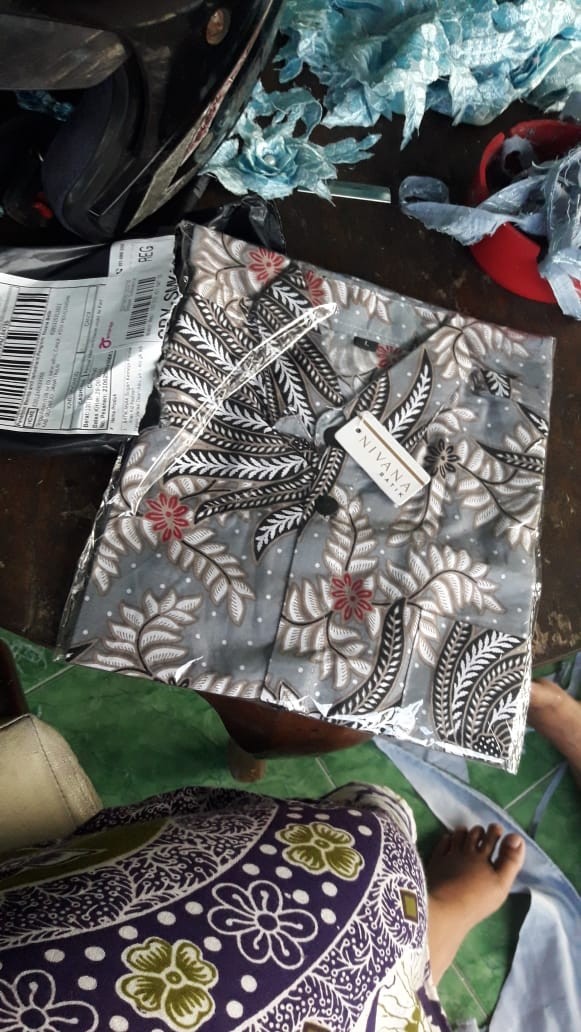 Batik Anak Sogan Kemeja Pakaian Anak Kid Fashion