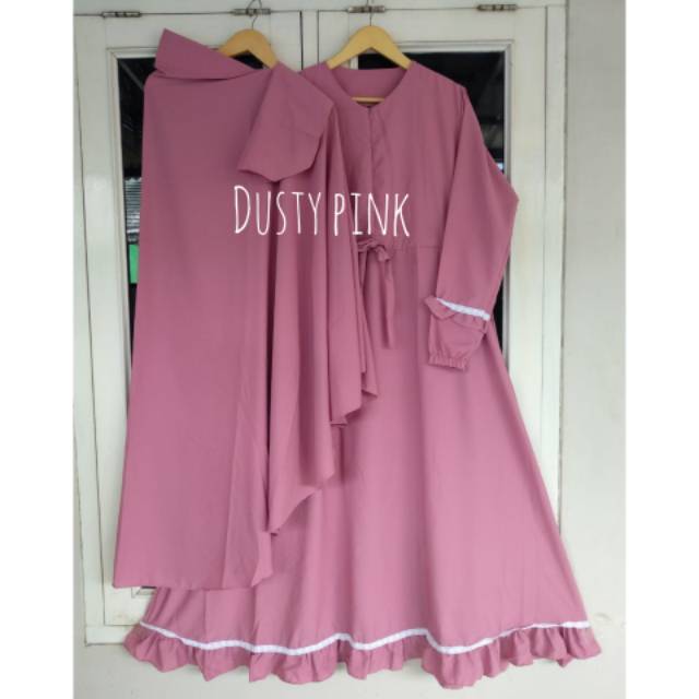 (COD) TERLARIS..!! GAMIS SET SYARI NABILAH/GAMIS WOLFIS SYARI SET HIJAB DAN CADAR-6