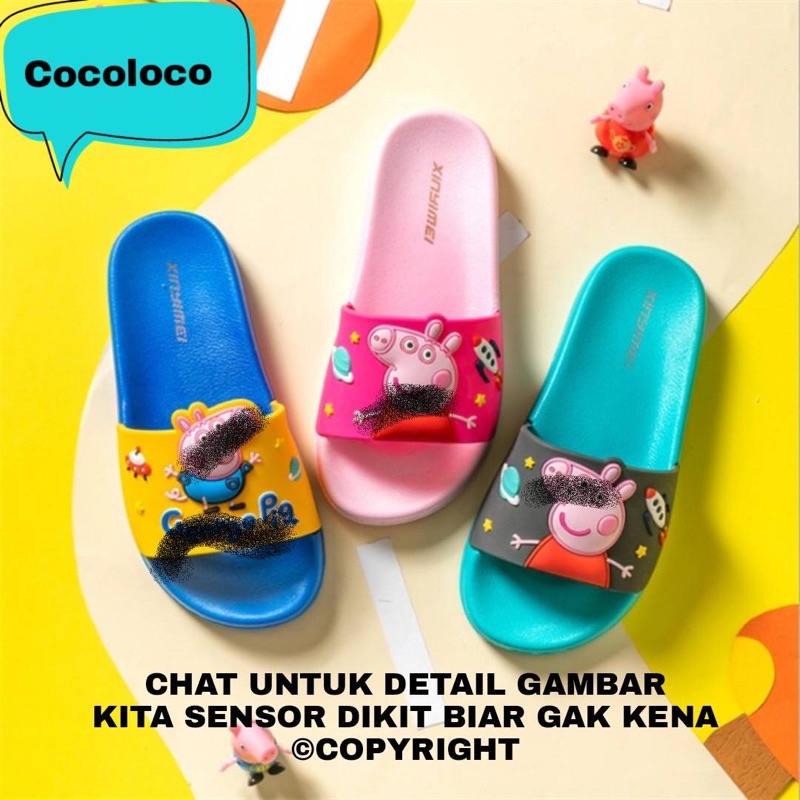 Sandal Sepatu *Peppa *Peppapig* Kid Shoes