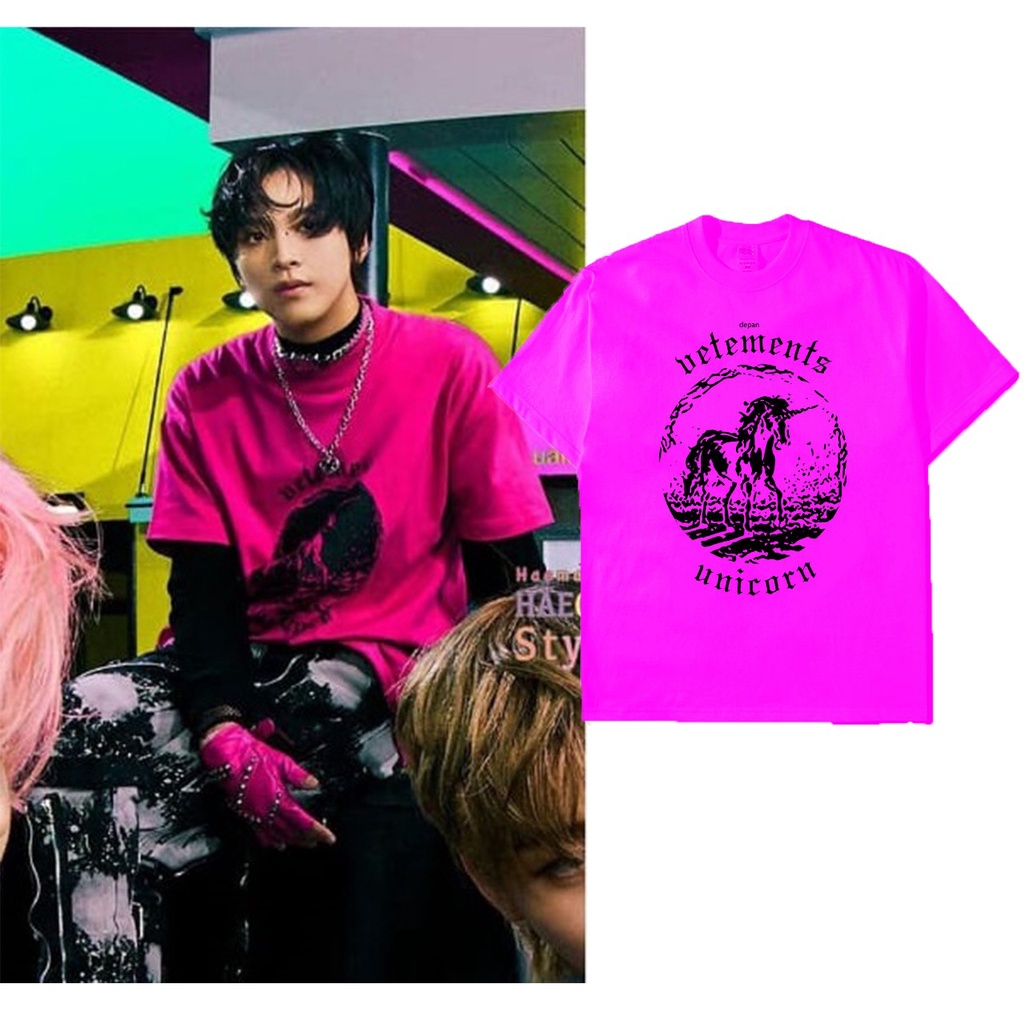 Kaos nct haechan unicorn dtf print