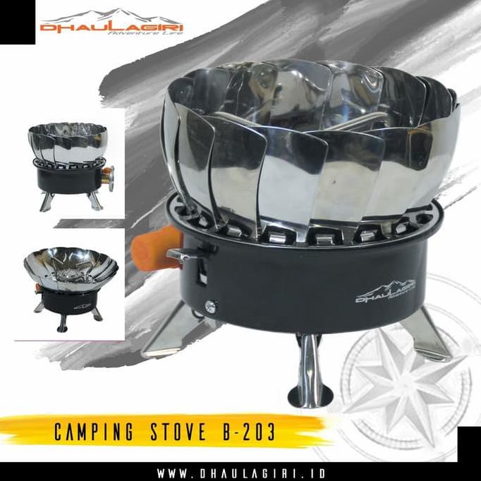 Kompor Dhaulagiri B 203 mawar kompor windproof camping stove