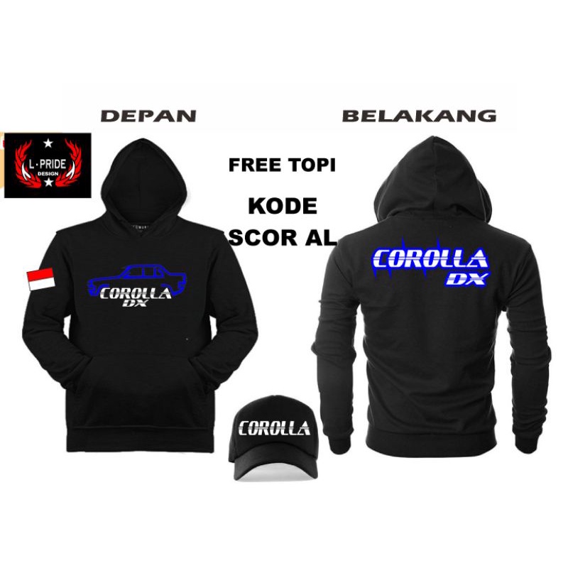 Sweater Corolla DX GRATIS TOPI / TOYOTA COROLLA DX