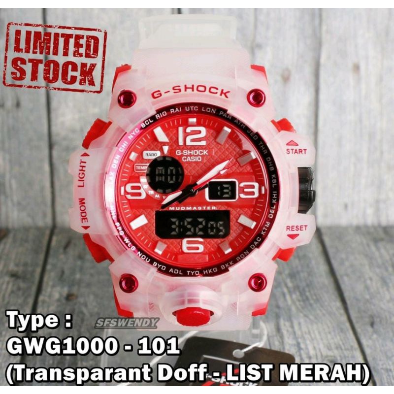 Jam Tangan Gwg1000 Transparan Jam Tangan_G_Shock_Jam Tangan Anti Air Jam Tangan Pria Sporty Kasual