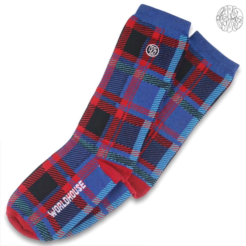 worldhouse kaos kaki socks - agua for dr martens