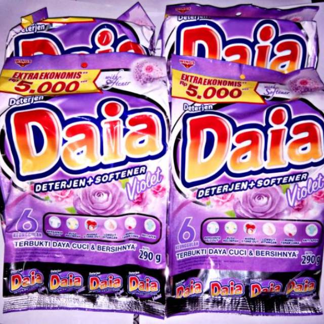 

Detergent daia 290 gram