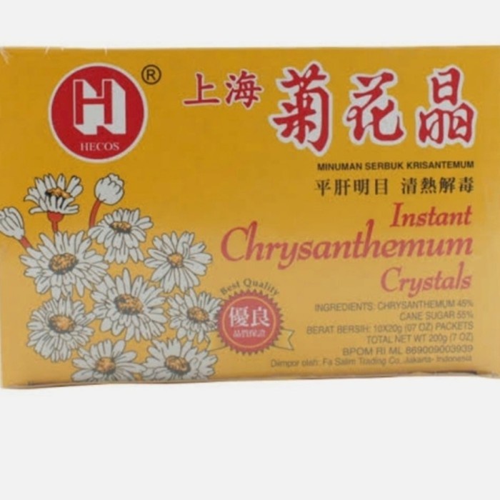 

B0621D Hecos Chrysanthemum / Teh Bunga Krisan Instant Crystal Merk Hecos 054