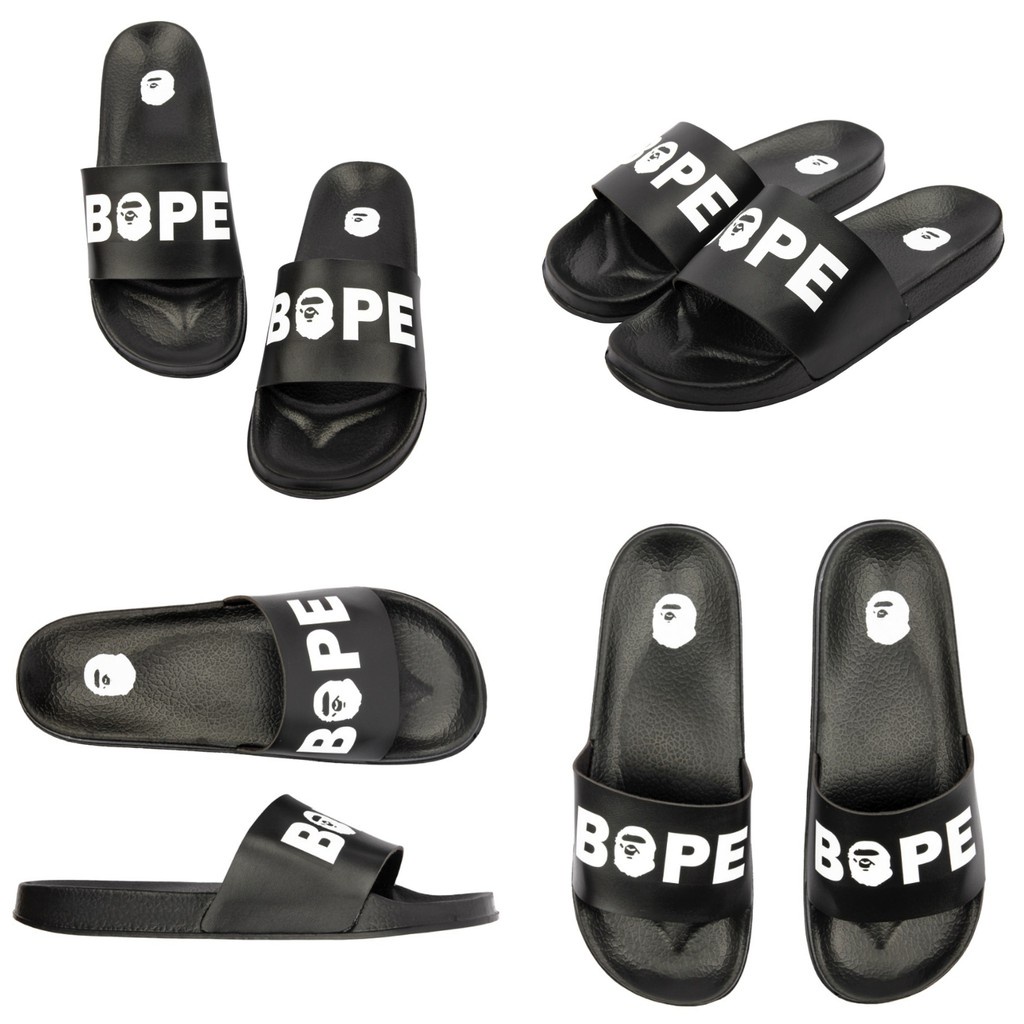 Sandal BAPE / A Bathing APE Slide Sandal Selop Slip On Pria Wanita